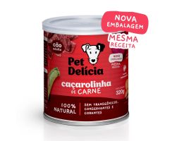 Ração Úmida Pet Delícia Caçarolinha de Carne para Cães Adultos 320g