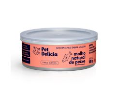 Pet Delícia Molho Natural de Peixe 100g Para Gatos