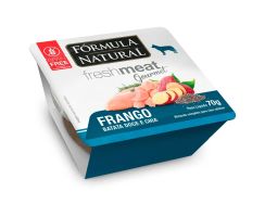 Alimento Úmido Fórmula Natural Fresh Meat Cães Adultos Frango Batata Doce e Chia 70g 