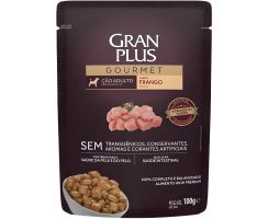 Ração Úmida Gran Plus Cães Adultos Frango 100g