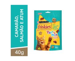 Petisco Friskies para Gatos Sabor Camarão, Salmão e Atum 40g